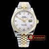 Rolex Datejust II DJ2 41mm Jub Flt Wrap 904L YG/SS Wht MOP D GMF A2836