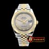 Rolex Datejust II DJ2 41mm Jub Flt YG/SS Light Gray Roman BP A32