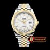 Rolex Datejust II DJ2 41mm Jub Flt YG/SS White Stk BP A3235 Mod
