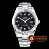 Rolex Datejust II DJ2 41mm Oyt Flt SS/SS Black Diam BP Asia 2813