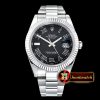 Rolex Datejust II DJ2 41mm Oyt Flt SS/SS Black Roman BP Asia 2813