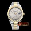 Rolex Datejust II DJ2 41mm Oyt Flt YG/SS Silver Stk BP Asia 2813