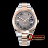 Rolex Datejust II DJ2 41mm Oyt Smt RG/SS Grey/Rmn BP Asia 2813
