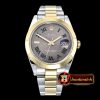 Rolex Datejust II DJ2 41mm Oyt Smt YG/SS Grey/Rmn BP Asia 2813