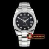 Rolex Datejust Man DJ 116234 Flt 904L Oyst SS/SS Blk Diam DJF V2 A2824