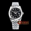 Rolex Datejust Man DJ 36mm Jub Dome 904L SS/SS Black Roman ARF A3135