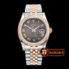 Rolex Datejust Man DJ 36mm Jub Flt RG/SS Black MOP Roman BP A313