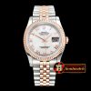 Rolex Datejust Man DJ 36mm Jub Flt RG/SS White MOP Roman BP A313