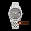 Rolex Datejust Man DJ 36mm Jub Flt SS/SS Black MOP Roman BP A313
