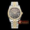 Rolex Datejust Man DJ 36mm Jub Flt YG/SS Black MOP Roman BP A313
