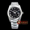 Rolex Datejust Man DJ 36mm Oyst Dome 904L SS/SS Black Roman ARF A3135