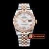 Rolex Datejust Midsize 31mm Diam Bez RG/SS Wht MOP Diam BP A2836