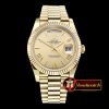 Rolex DayDate 40mm Flt YG/YG Gold Roman A3255 Mod