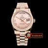Rolex Daydate 36mm Flt RG/RG Rose Gold Roman BP 2836