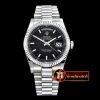 Rolex Daydate 36mm Flt SS/SS Black Stick BP 2836