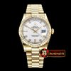 Rolex Daydate 36mm Flt YG/YG White Diam BP 2836