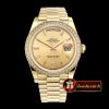 Rolex Daydate DD40 228206 Diam YG/YG Wrap Gold Diam BP 283