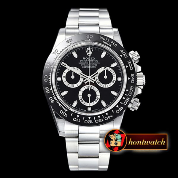 Rolex Daytona 116500 CER SS Black 904L V2 A4130 Mod replica