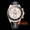 Rolex Daytona 116515 CER/RG/LE Wht Asia 4130 Mod