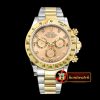 Rolex Daytona 116523 YG/SS Gold Diam OMF A7750 Mod