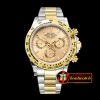 Rolex Daytona 116523 YG/SS Gold Stk OMF A7750 Mod
