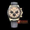 Rolex Daytona Cer YG/RU Gold Stk BP A7750 Mod