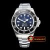 Rolex Deep Sea Dweller Blue 116660 904L SS/SS ARF Asia 2824