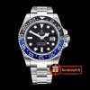 Rolex GMT II Blue/Black SS/SS A3186 Hour Hand Adj