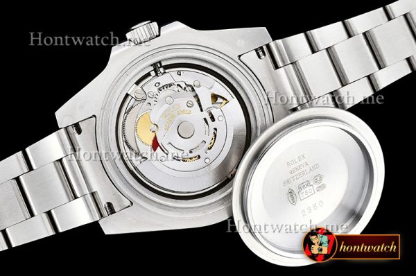Rolex GMT II Red Blue SS SS Black BP A3186 Mod replica