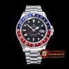 Rolex GMT II Ref.16710 Pepsi SS/SS Black BP Asia 3186 Mod