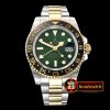 Rolex GMT Master II 116713LN 904L YG/SS Green GMF A2836