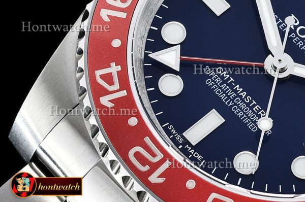 Rolex GMT Master II 116719BLRO SS SS Blue DJF Asia 2836 replica