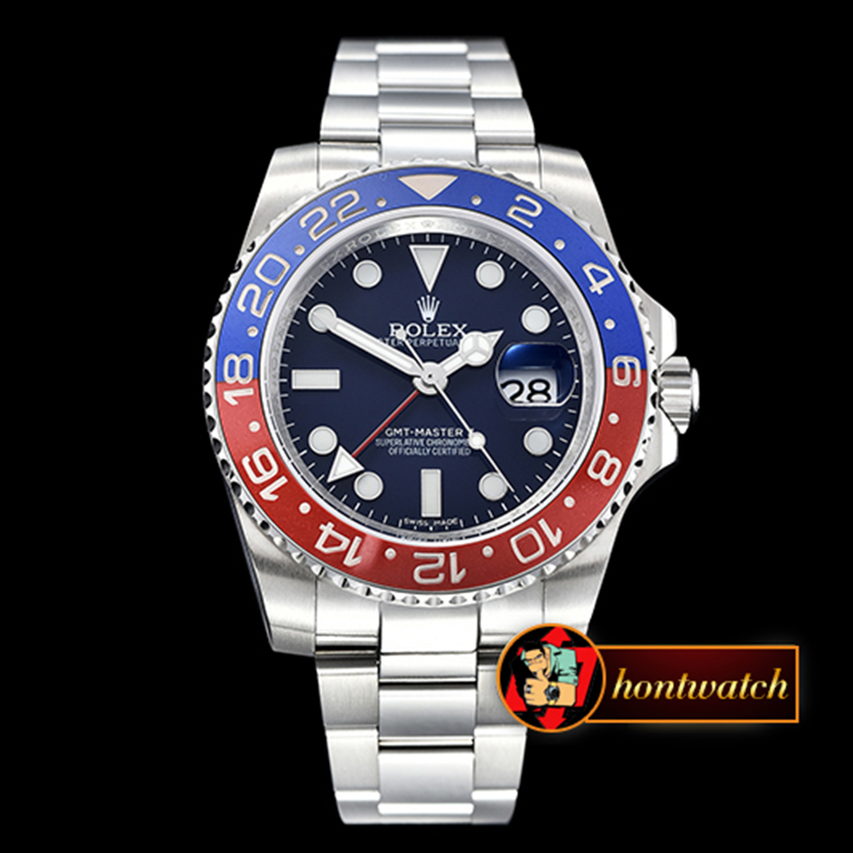 Rolex GMT Master II 116719BLRO SS SS Blue DJF Asia 2836 replica