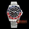 Rolex GMT Master II 126710BLRO Jubilee SS/SS Black A2836