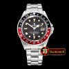 Rolex GMT Master Ref.1675 Red/Blk SS/SS 2836 Mod