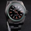 Rolex Milgauss Automatic Men Black steel strap