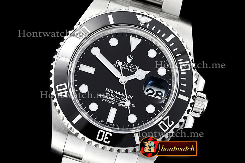 Rolex Submariner 116610LN 904L SS SS Black ARF SH 3135 replica