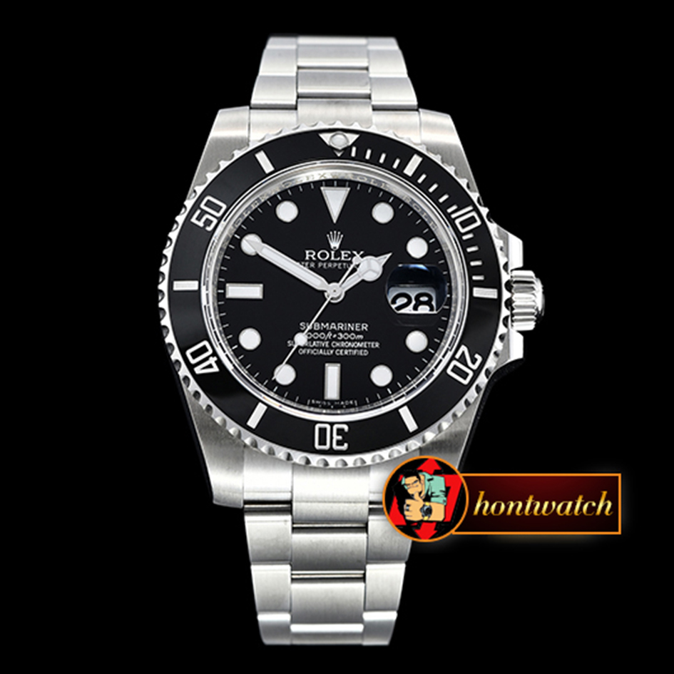 Rolex Submariner 116610LN 904L SS SS Black ARF SH 3135 replica