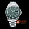 Rolex Submariner 116610LV SS/SS Green BP Ult A3135 Mod