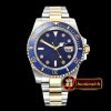 Rolex Submariner 116613 Cer YG/SS Blue Diam GMF A2836