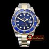 Rolex Submariner 116613 Wrapped YG/SS Blue V8 A2836