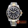 Rolex Submariner 116613 YG/SS Black BP Ult A3135 Mod