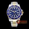 Rolex Submariner 116613 YG/SS Blue JF Ult A3135 Mod