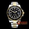 Rolex Submariner 116613 YG/SS Cer Bez Blk Asia 2836