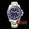 Rolex Submariner 116613LN 904L YG/SS Blue/D GMF SP A3135