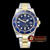 Rolex Submariner 116613LN Cer YG/SS Blue KSF Asia 2836