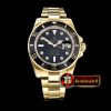 Rolex Submariner 116618 Diam YG/YG Blk BP V2 SP Asia 3135