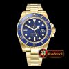 Rolex Submariner 116618LN YG/YG Blue KSF Asia 2836