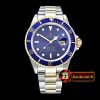 Rolex Submariner 16613 YG/SS Blue BP Ult A3135 Mod
