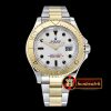 Rolex YachtMaster 116613 40mm 904L YG/SS White GMF A3135